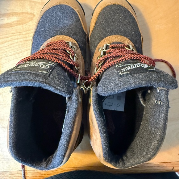 Danner Women's Gray and Brown Lace Up Boots - Picture 1 of 6